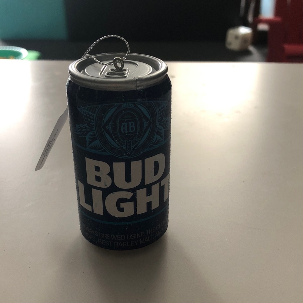 🛍️ Bud Light Mini Can Ornament